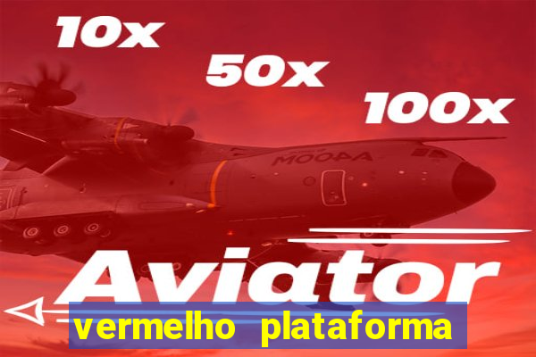 vermelho plataforma de jogos